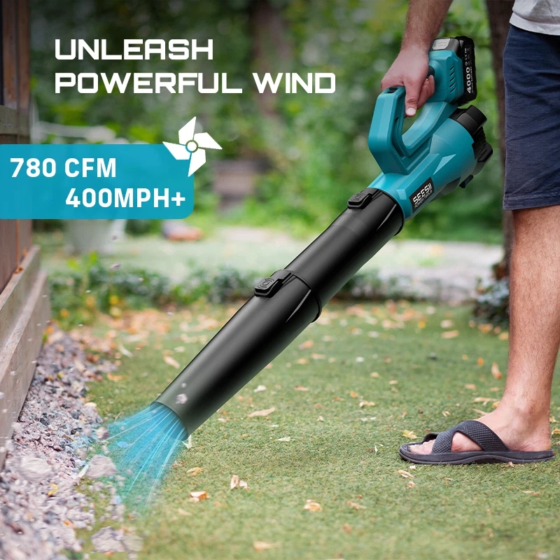Power Tools Youtube - SEESII 900000RPM Bürstenloser Laubbläser mit 2