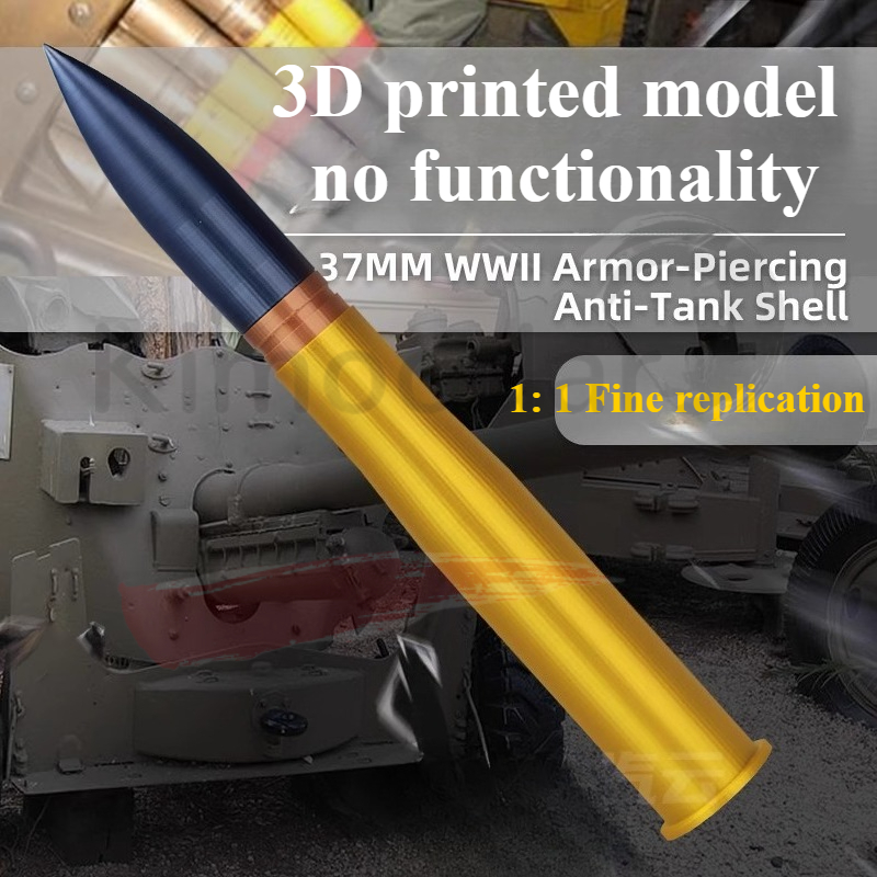 Power Tools World - 3D-Druck des Zweiten Weltkriegs, 37-mm-Modell, statisches,