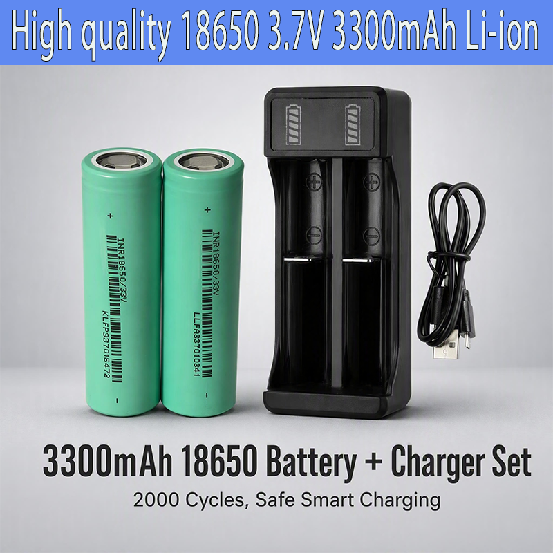 Power Tools Brands - Brandneuer 3300mAh 3,7V Li-Ion Wiederaufladbarer Akku