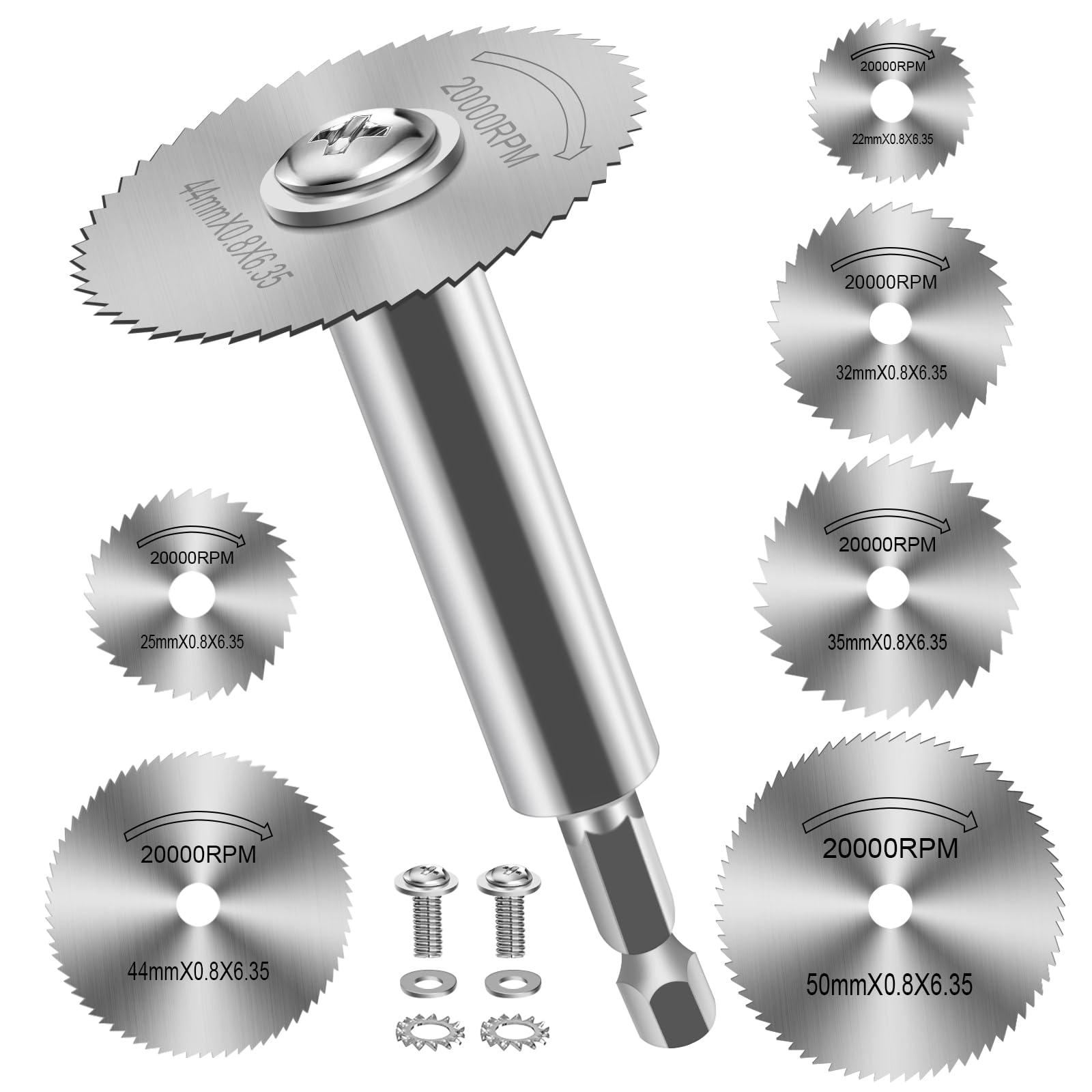 Power Tools Plumbing - Schneidrad für Bohrmaschine, Rotationswerkzeug-Schneidscheiben mit Stahlsägeblättern,