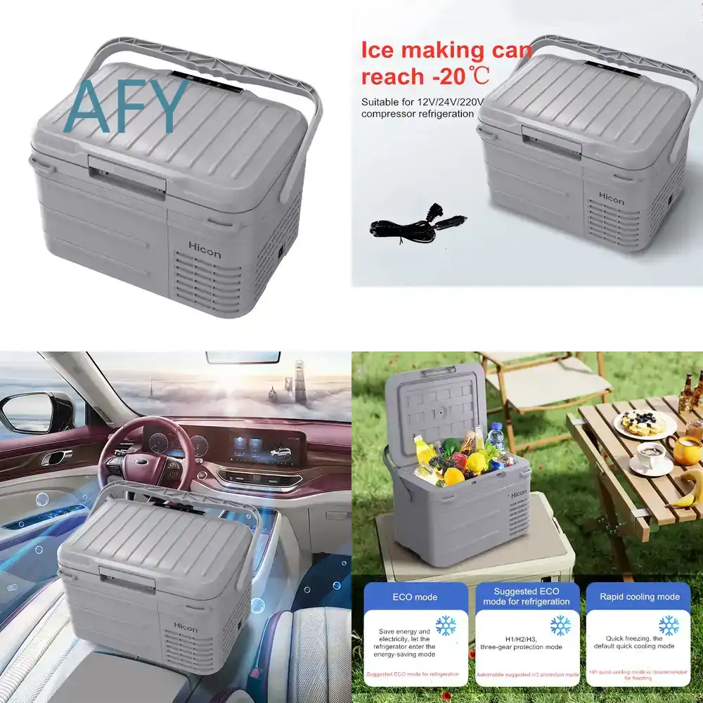 Power Tools Zones - Auto-Kühlschrank für 12V 24V DC und