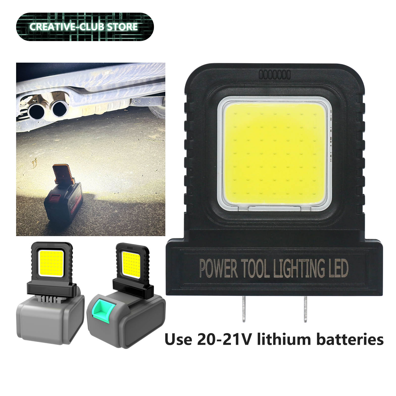 Power Tools For Construction Work - LED-Modul Campinglampe LED-Arbeitsleuchte für 20V-21V Power