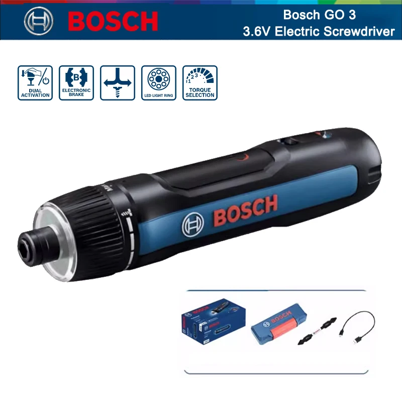Power Tools And Hand Tools - BOSCH Go 3 Elektrischer Schraubendreher Bosch