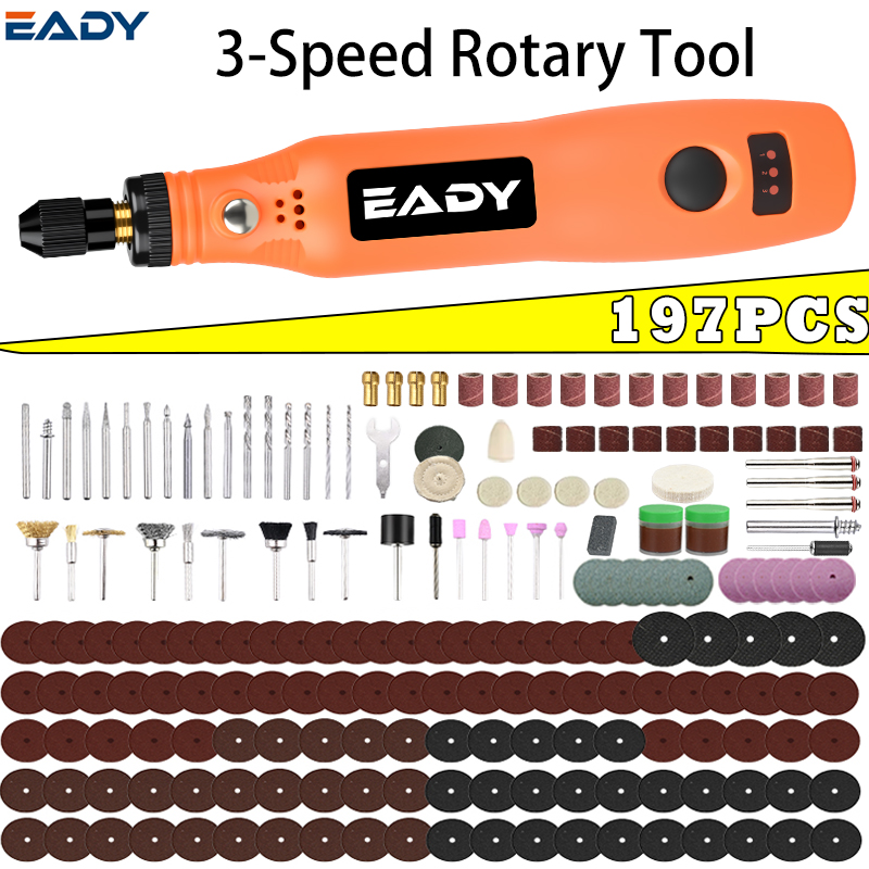 Power Tools And Hand Tools - USB-Akku-Rotationswerkzeug-Set – Mini-Elektrobohrer für Metallpolieren, Modellbau,