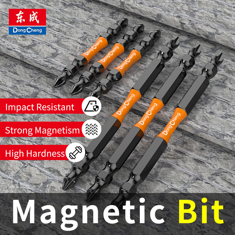 Power Tools Zones - PH2 Phillips-Bit mit Sechskantschaft, doppelseitig, magnetisch,