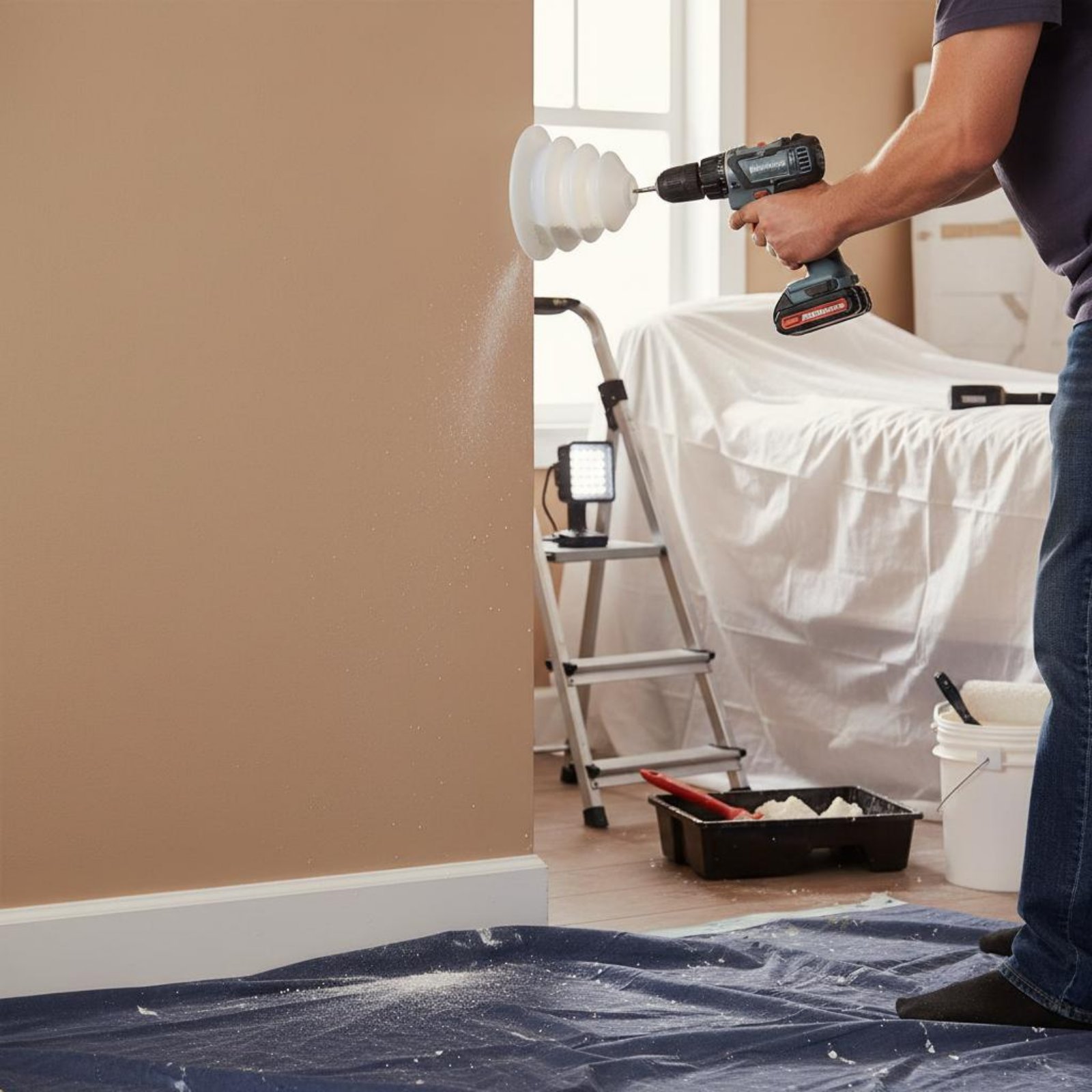 Power Tools For Construction Work - Bohrstaubsammelschale, dicht verschließbare Staubschutzhülle für Bohrhämmer,