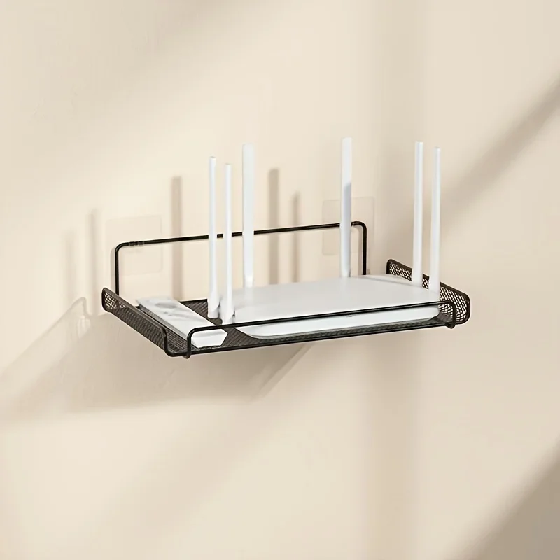 Power Tools Holder - Edelstahl-Router-Regal ohne Bohren, WLAN-Wandhalterung, Router-Aufbewahrungsorganizer, Regal