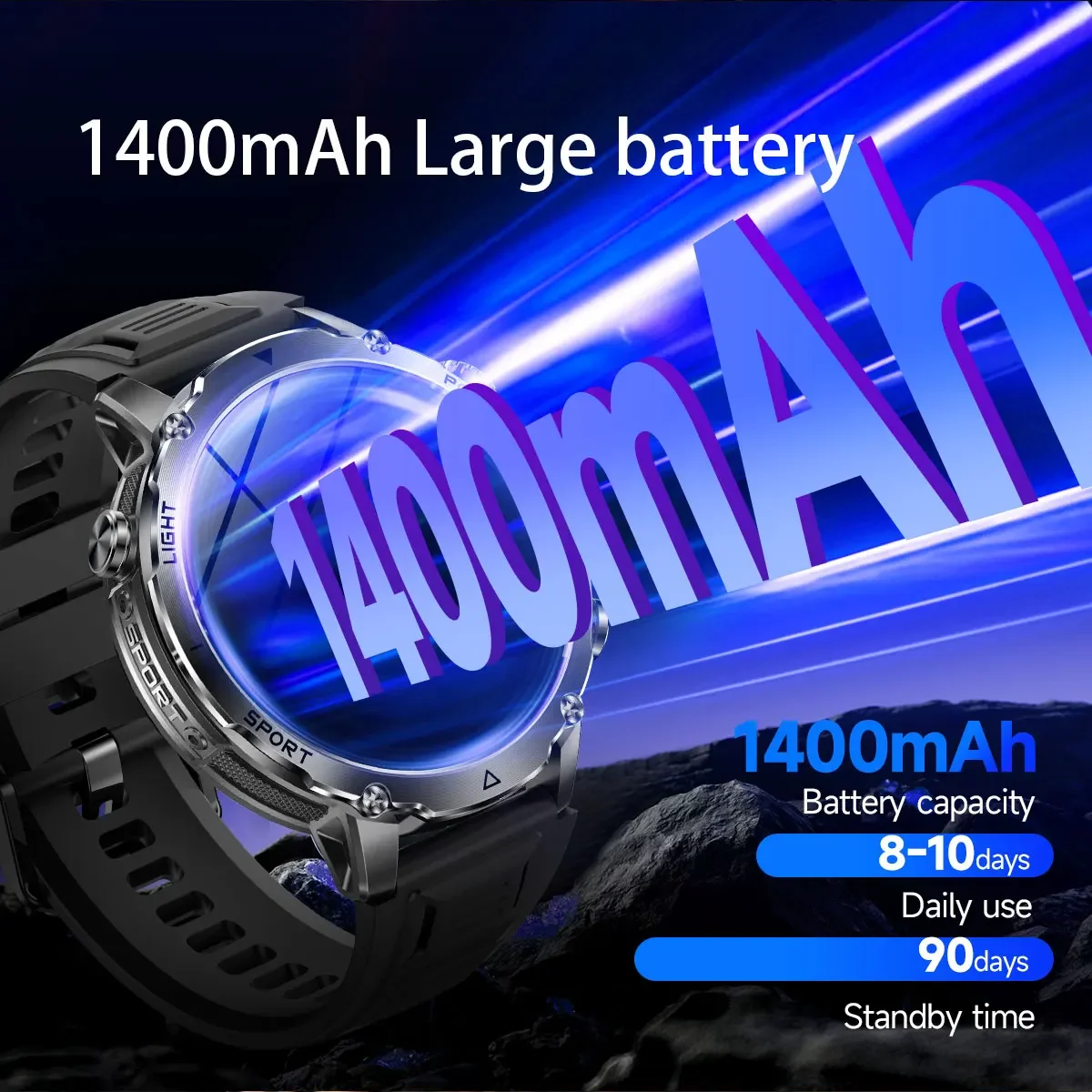 Brand+1400mAh Smartwatch mit g – Power Tools Brands Bewertung und Preis