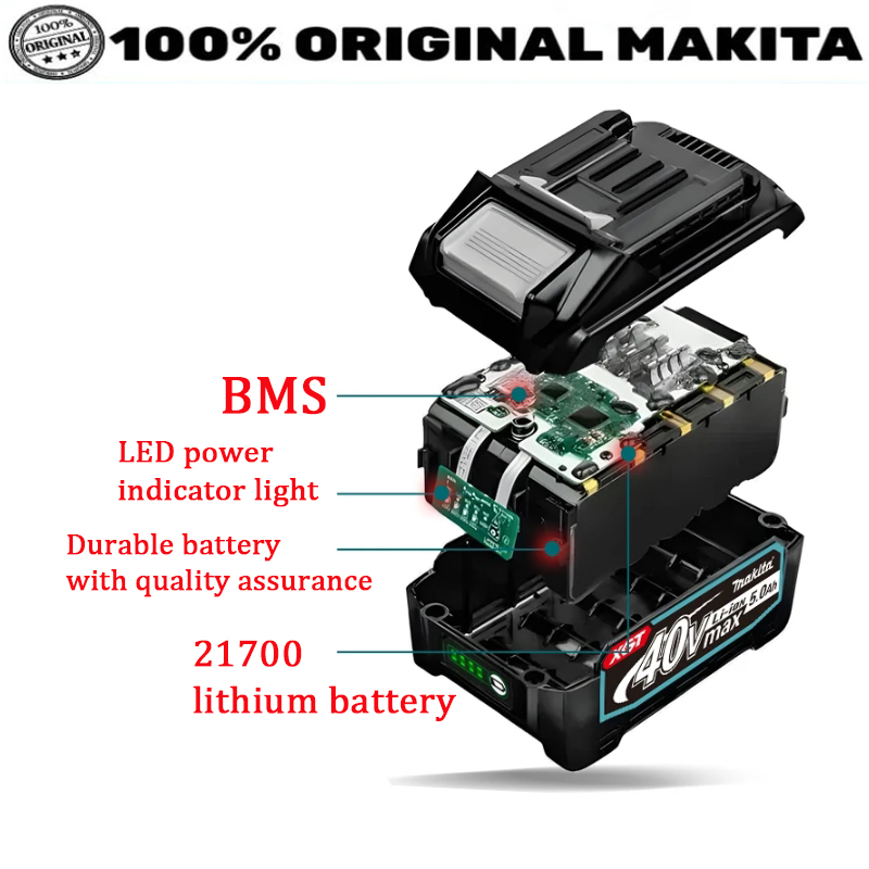 100% NEU Makita 40V Max 5,0Ah  – Makita Power Tools Xgt Bewertung und Preis
