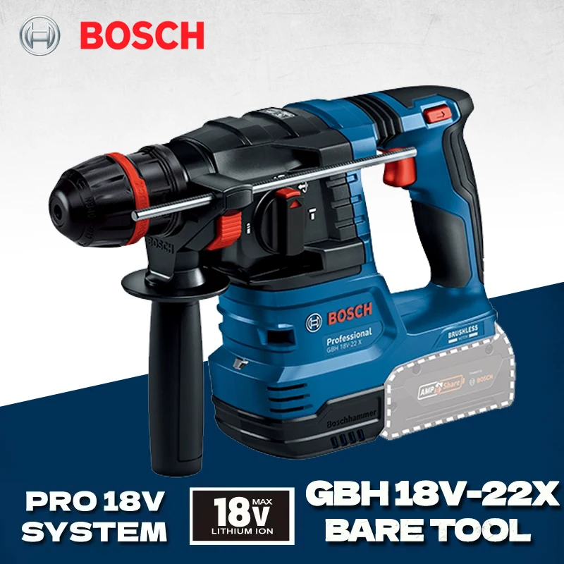 BOSCH GBH18V-22X Akku-Bohrhamm – Hammer Drill Sds Bewertung und Preis