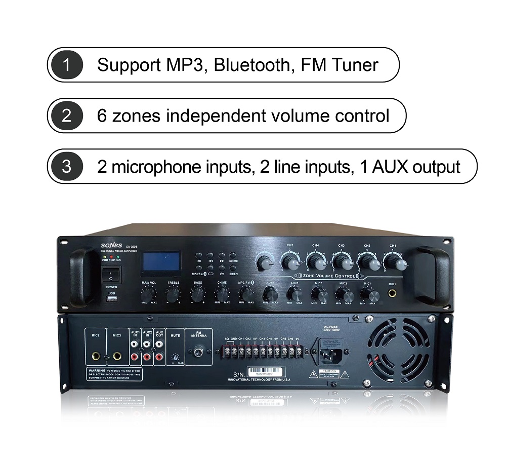 500W 80Hz~16kHz PA-System 6-Zo – Power Tools Zones Bewertung und Preis